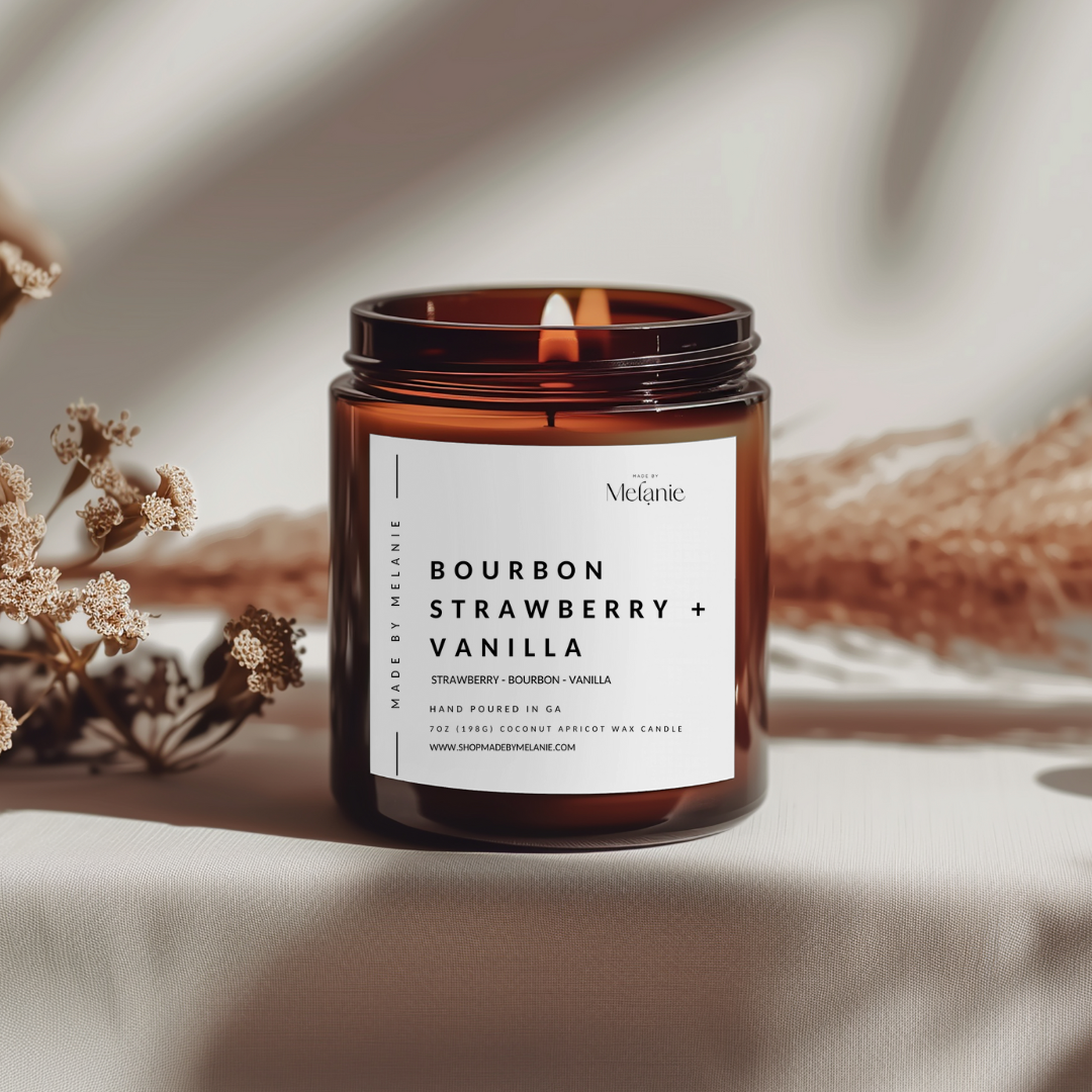 Strawberry + Vanilla Candle