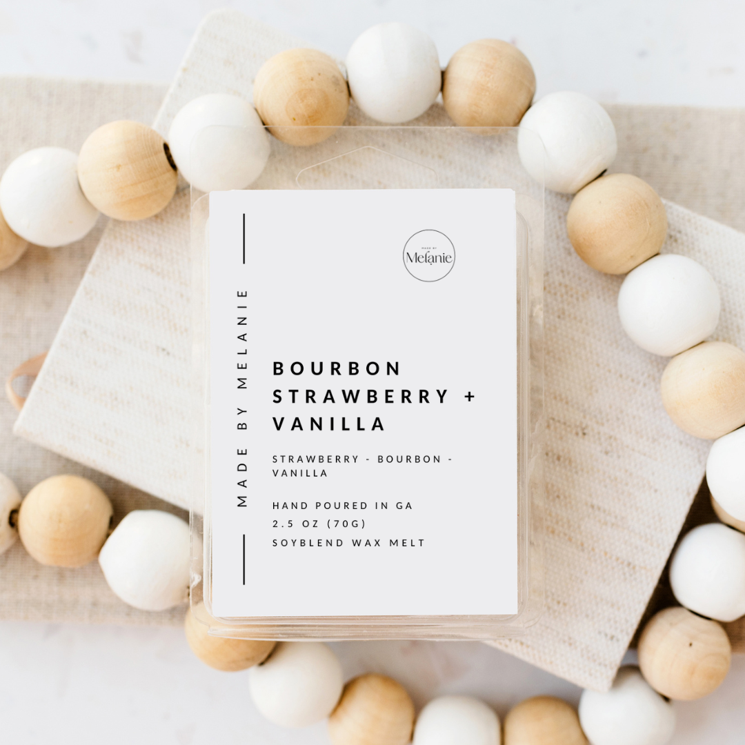 Bourbon Strawberry + Vanilla Wax Melt