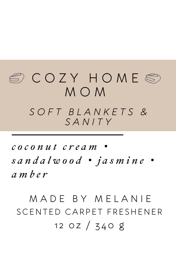 Cozy Home Mom| Cozy Cashmere Carpet Freshener