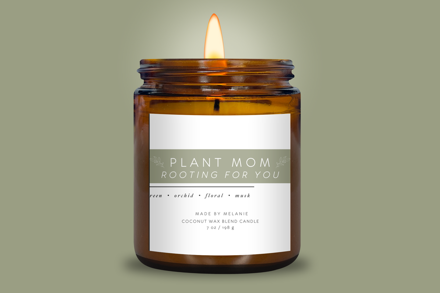 Plant Mom Candle | Bamboo Orchid
