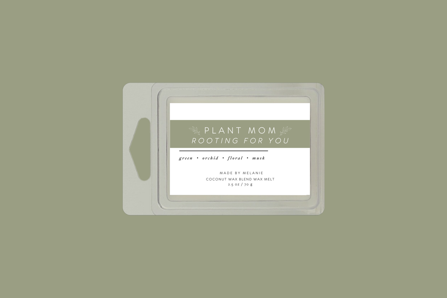 Plant Mom Wax Melt | Bamboo Orchid