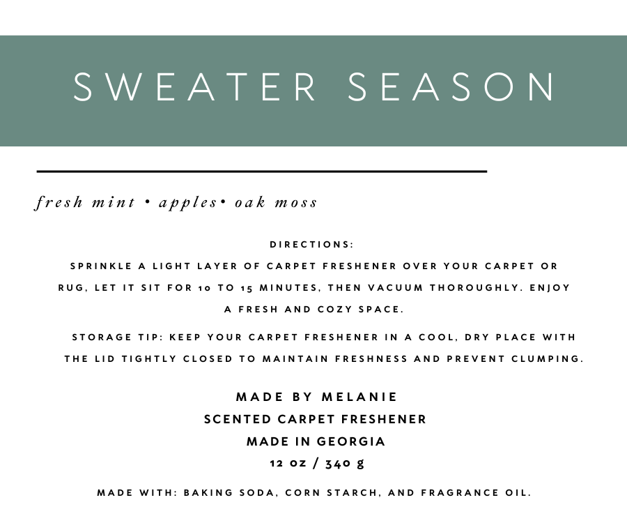 Sweater Season - Carpet Freshener