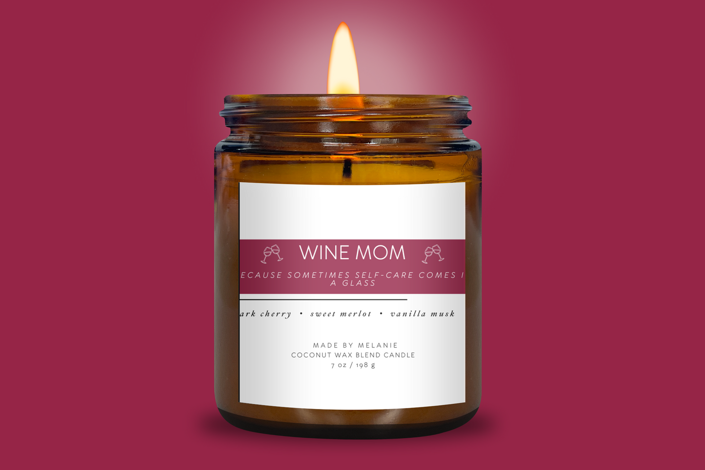 Wine Mom Candle | Cherry Merlot + Sugar
