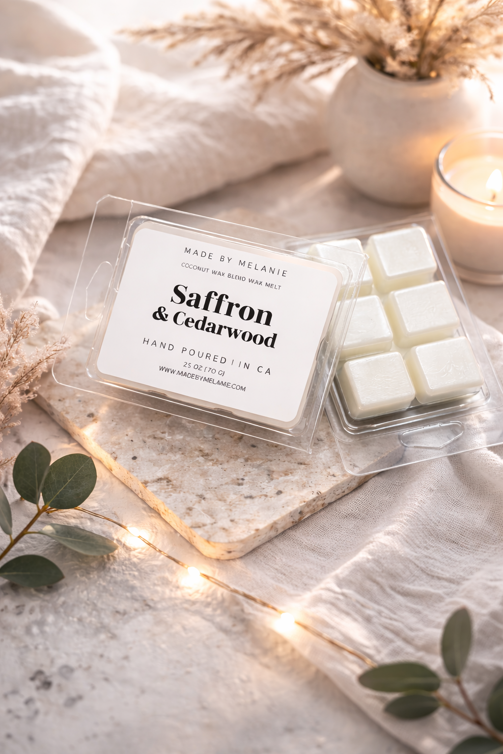 Saffron & Cedar Wood Wax Melt