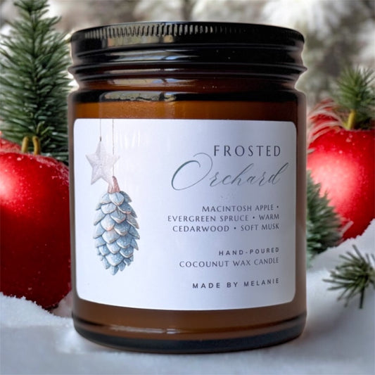 Frosted Orchard Candle | Apple • Evergreen Spruce • Cedar wood