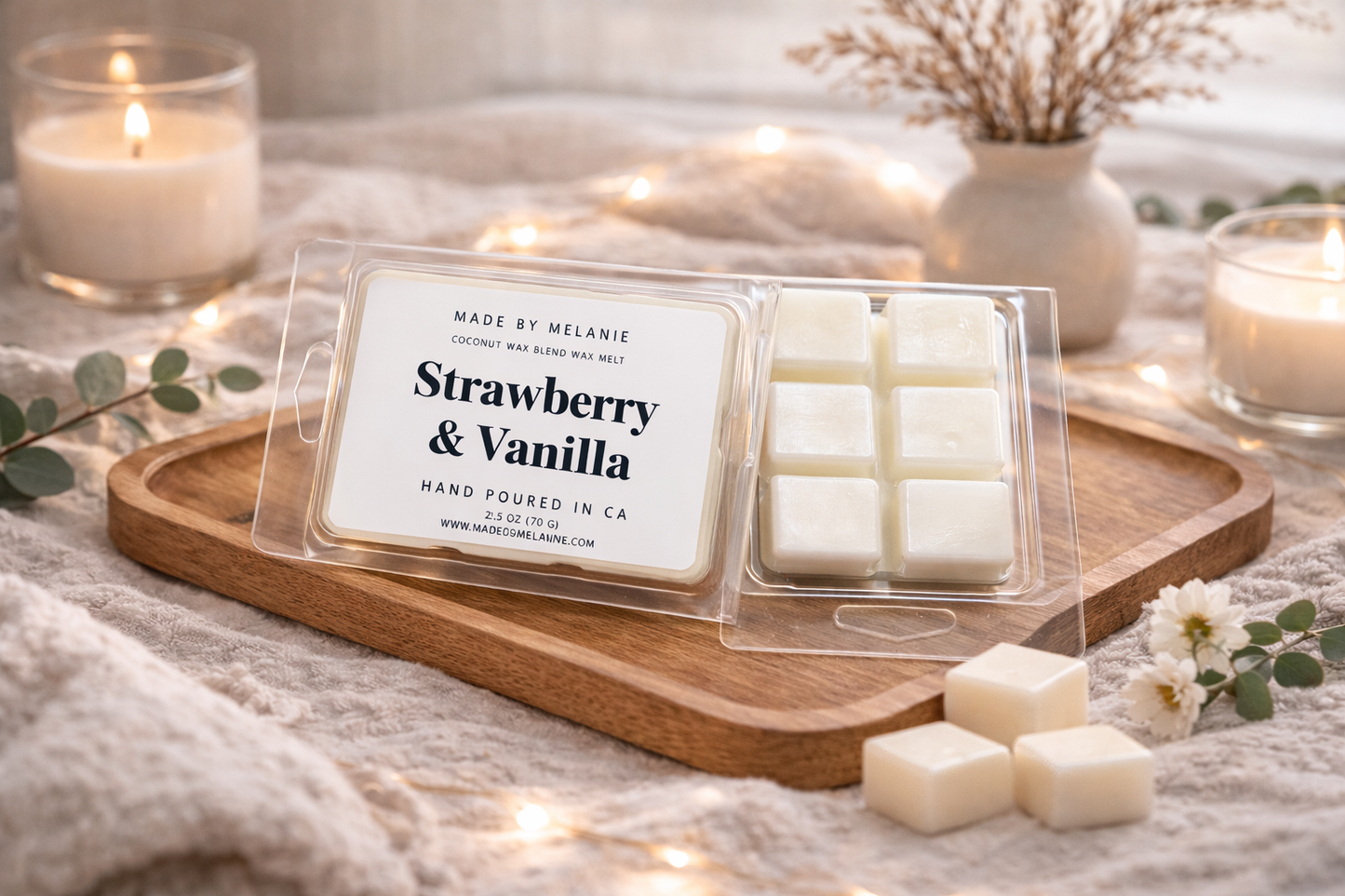Strawberry & Vanilla Wax Melt