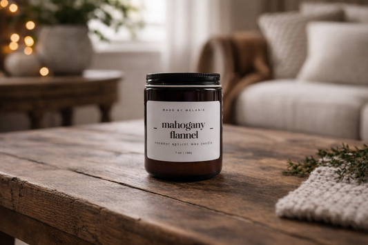 Mahogany Flannel Candle