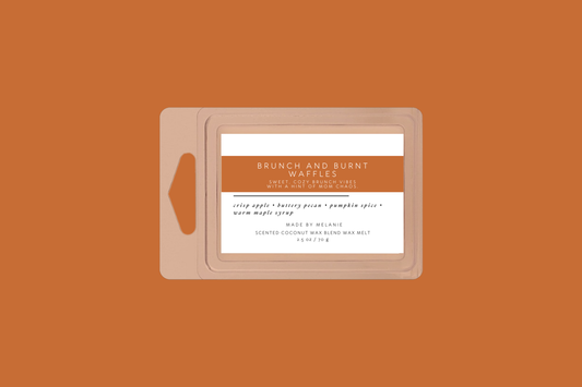 Brunch & Burnt Pancakes Mom Wax Melt | Crisp Apple • Buttery Pecan • Pumpkin Spice • Warm Maple Syrup