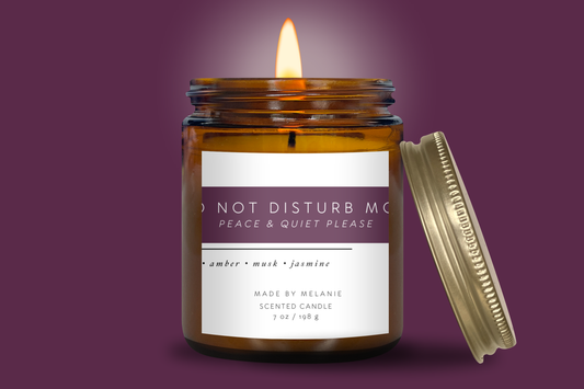 Do Not Disturb Mom Candle | Plum • Amber • Musk • Jasmine