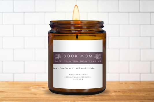 Book Mom Candle | Plum Poetry