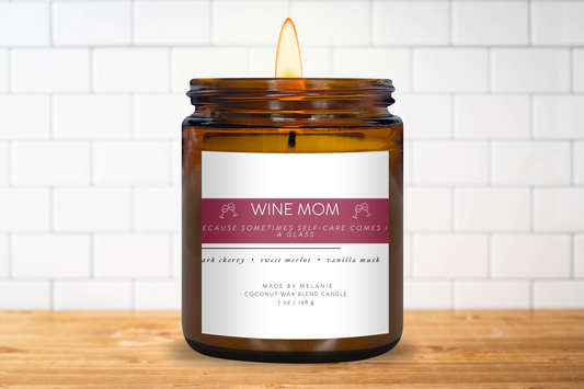 Wine Mom Candle | Cherry Merlot + Sugar