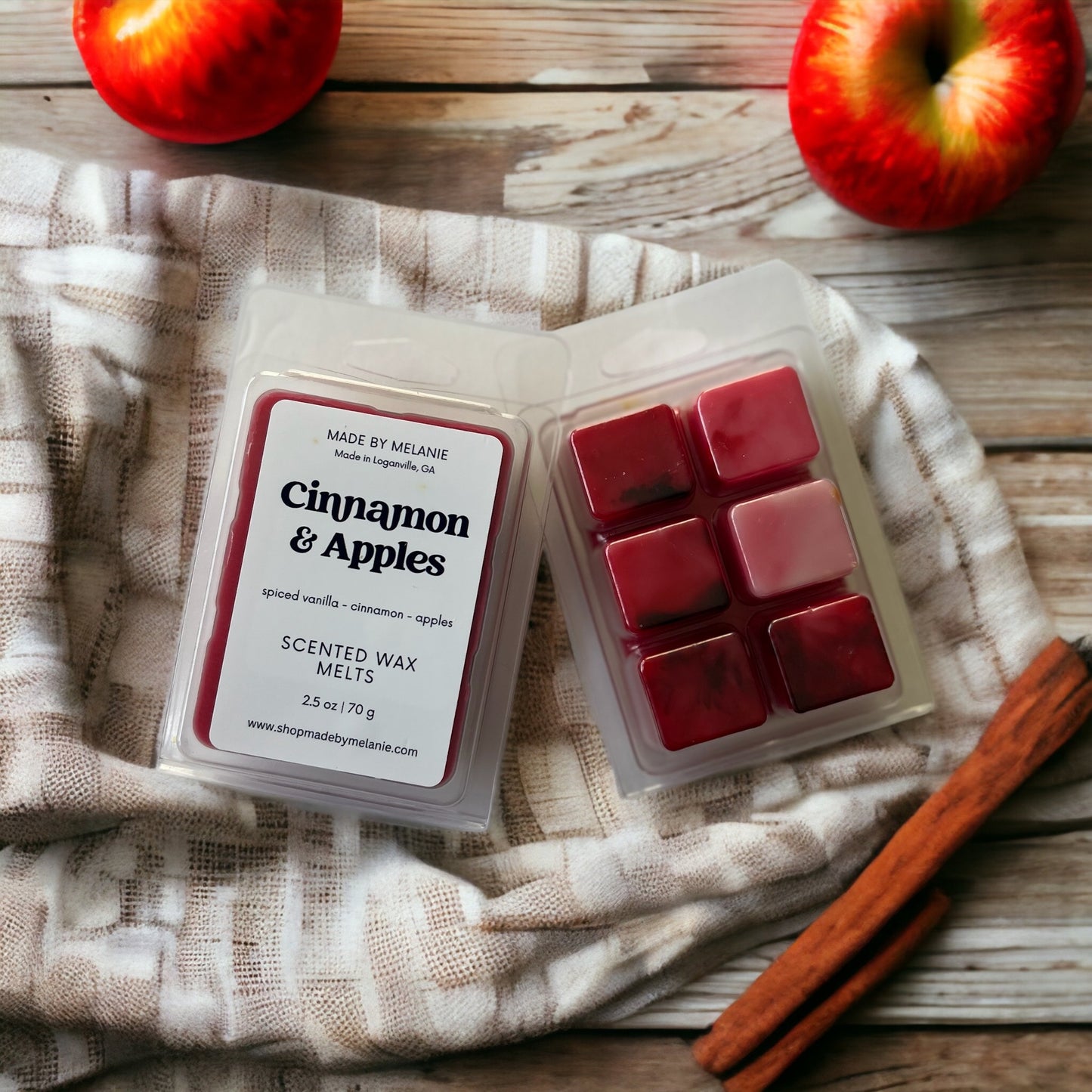 Cinnamon + Apples Wax Melt