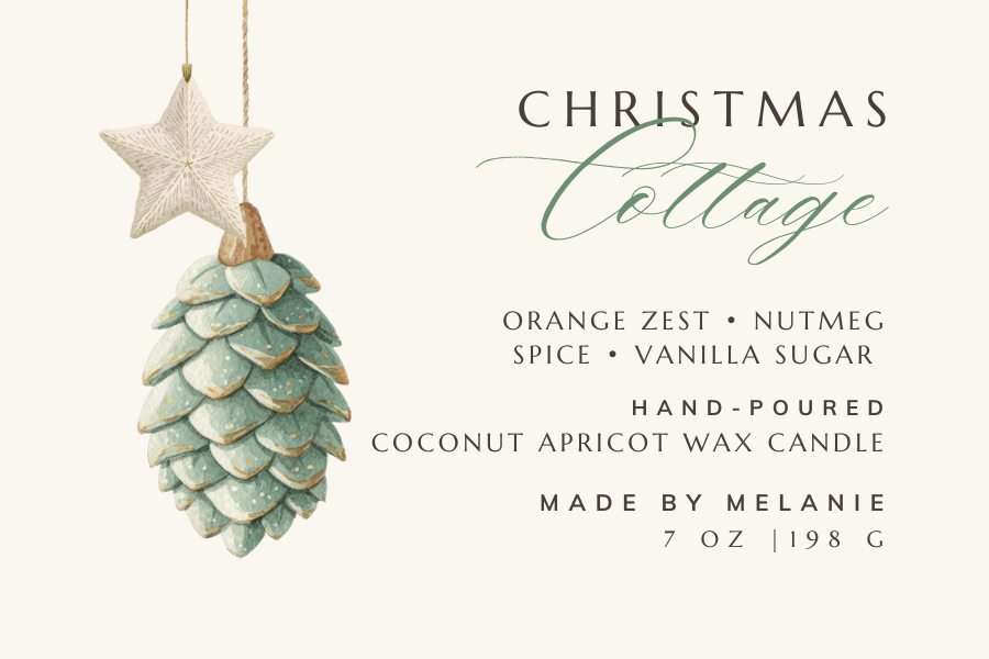 Christmas Cottage Candle
