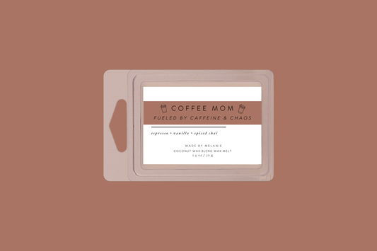 Coffee Mom Wax Melt | Espresso + Vanilla Spice