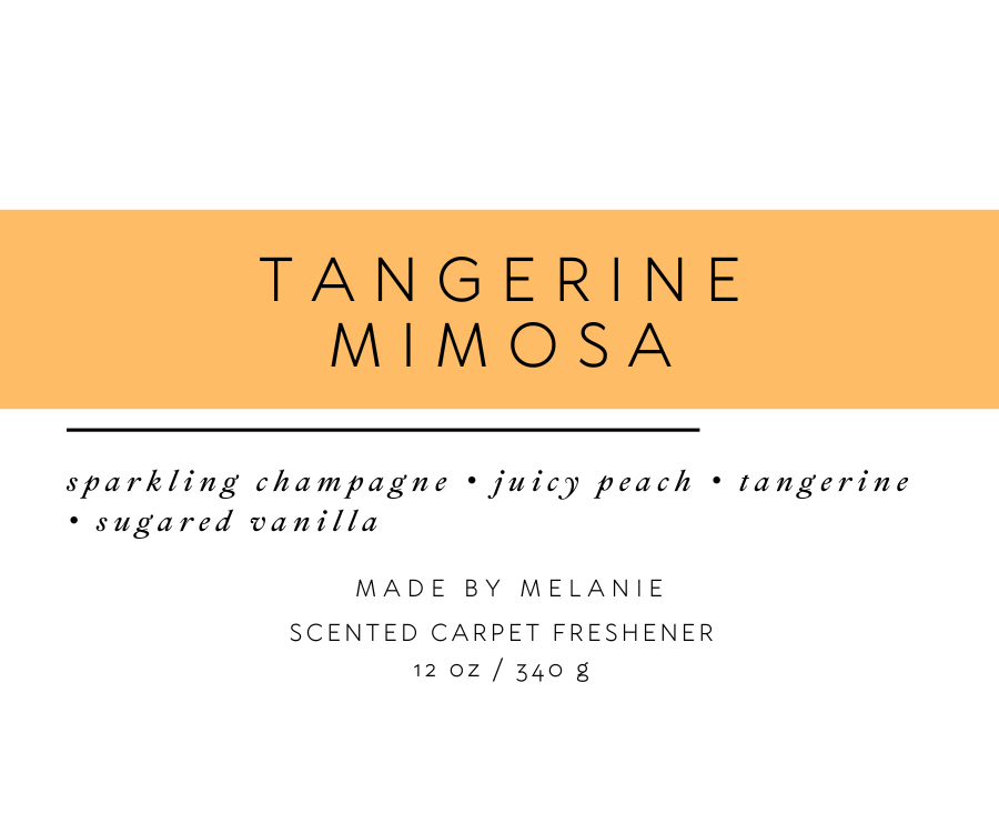 Tangerine Mimosa Carpet Freshener